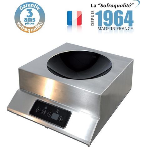 Wok à induction - 1 feu - Diamètre 310 mm - Sofraca
