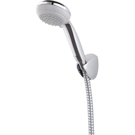 Hansgrohe Crometta 85 - Conjunto de ducha Variojet 2jet/soporte de ducha Porter'C 1,25 m, cromo 27558000