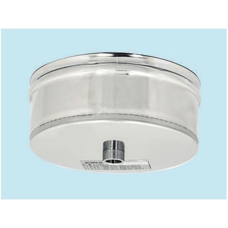 Tappo per raccolta e scarico della condensa canna fumaria in acciaio INOX - 20cm (1/2)