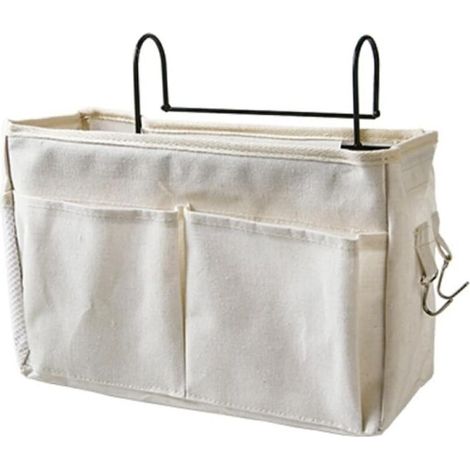 Bardusch-Rangement Suspendu pour Chevet Organisateur pour Articles Divers Pochette De Rangement pour Blanc (1/5)