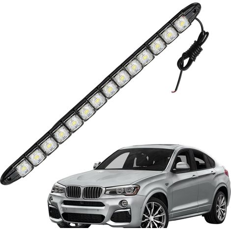 Feux de circulation pour voitures, feux de jour à LED flexibles Bande lumineuse LED pour voiture Lumières LEDs flexibles pour voiture, lumières LEDs automobiles, bande lumineuse LED pour (1/5)
