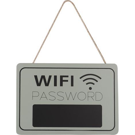 Password display, hanging wall signage, cafe, bookstore, retro blackboard (1/5)