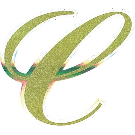 Adesivo Monogramma Lettera C (1/2)