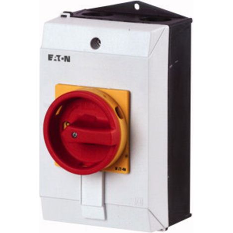 Eaton Moeller 207147 Hauptschalter Notstopp 3-polig T0 20 A - Aufputz - 2 Galetten