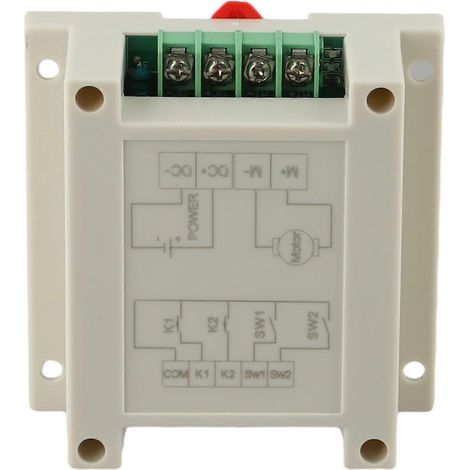 Carte contrôleur moteur FABULETTA 30A CC 12‑24V, avant‑arrière, relais autobloquant + boîtier (1/5)