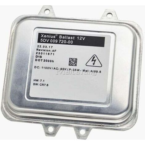 Unité de commande de phares au xénon 5Dv 009 720-00 pour GM Opel Astra Insignia Buick Regal Cxl 2009-2015 5Dv00972000 13278005 1232335