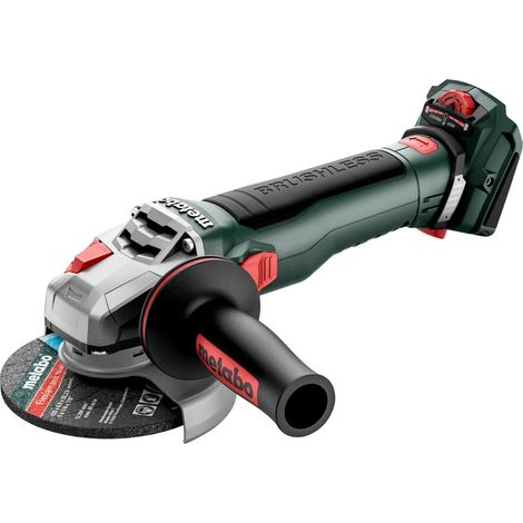 Meuleuse d'angle sans fil WVB 18 LT BL 11-125 Quick - 18 V, 125 mm de diamètre - Moteur sans balais - Régulation de vitesse - Écrou de serrage rapide - Système de freinage - Capot de protection (1/5)