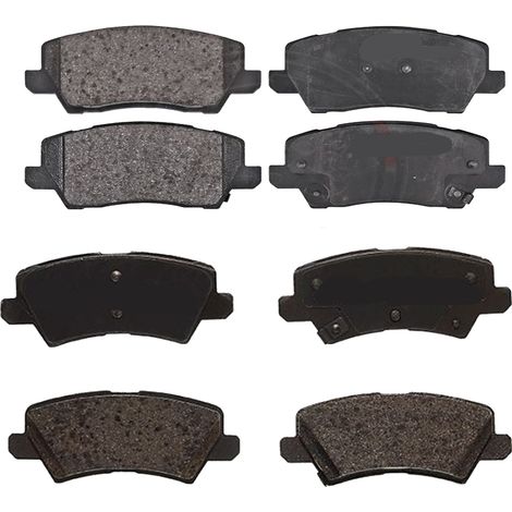 KIT PASTIGLIE FRENO ANTERIORI E POSTERIORI compatibile con KIA SORENTO III (UM) / PASTIGLIE FRENANTI AUTO OEM FDB4983,FDB4114 / SOSTITUZIONE DIRETTA / BASSA POLVERE / SILENZIOSO