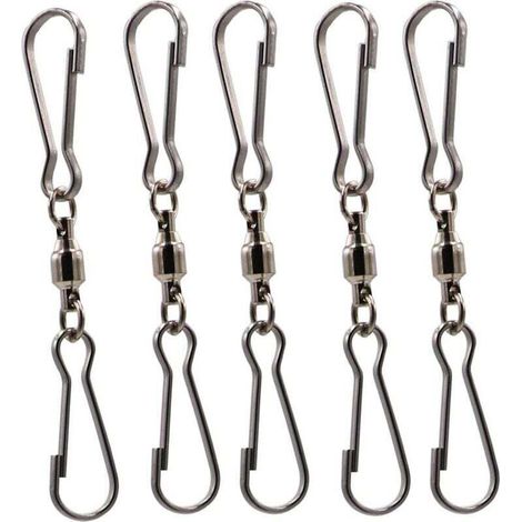 [JAMAIS UTILISÉ]Ensemble d'accessoires pour éolienne en 5 pièces, comprenant des clips doubles à rotation fluide, un crochet de rotation, une hélice et une girouette.