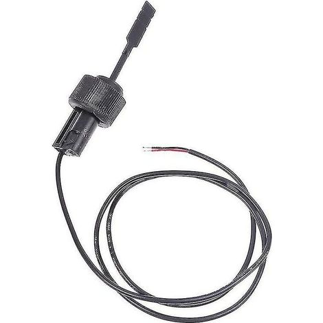 Interruptor de flujo de paleta negra con rosca interna, sensor de flujo de conexión para bomba de calor, calentador de agua, aire acondicionado, duradero (1/4)