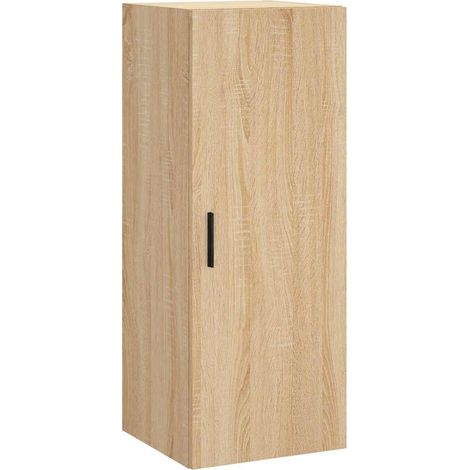 Maison Exclusive - Armario de pared roble Sonoma 34,5x34x90 cm (1/5)