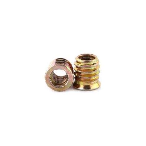Écrou hexagonal M8 x 15mm – Acier au carbone galvanisé – Résistant à la corrosion – Lot de 100 pièces pour ameublement - 100pcs (1/5)
