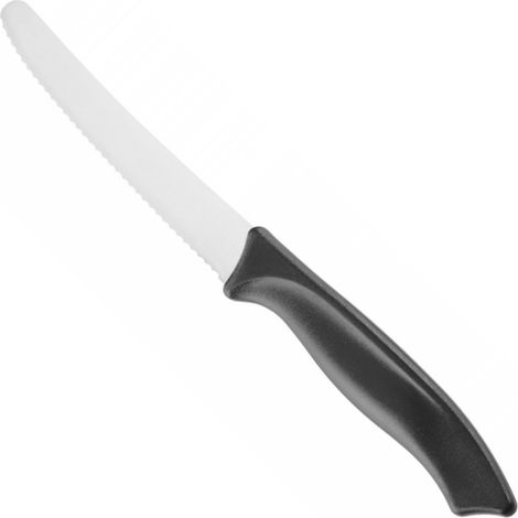 Cuchillo multiusos de sierra 105/215 mm - negro