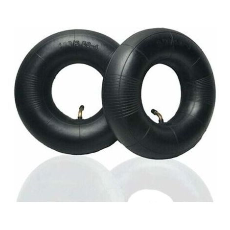 Pneus tubulaires 4.10/3.50-4 pouces – Lot de 2 – Caoutchouc isobutylène isoprène – Pression max 30 PSI – Compatible diable et chariot de jardin (1/5)