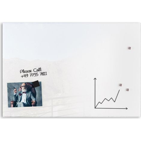 Tableau magnétique en verre Lisbonne 45 x 60 cm