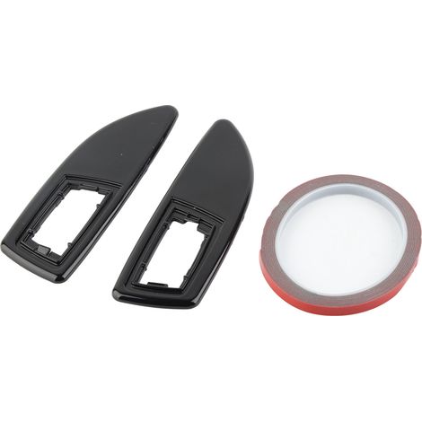 2 Pcs Side Indicator Repeater Frame Set Car Adaptations Replacement for Vauxhall Corsa D Range 2006‑2014Glossy Black (1/5)