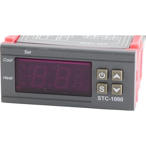 Thermostat de Refroidissement et de Chauffage, Régulateur de Température Numérique, avec Capteur ‑ 1000, Accessoires (AC110220V) (1/5)