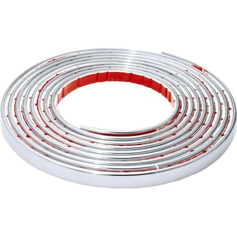 Moulures de Plafond Flexibles Auto-Adhésives Blanches 3M - Moulures Murales Décoratives 3D pour Sol, Bordure, Bord de Carrelage et Décoration d'Angle, Résistantes à l'Humidité et Faciles à Installer (1/5)