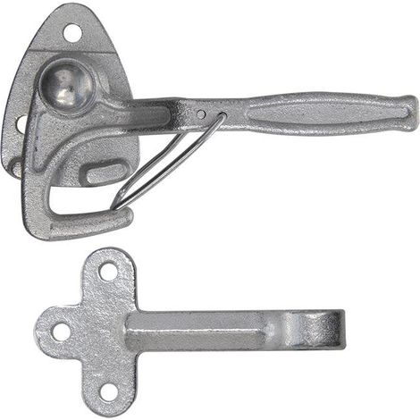 Board latch no.0 right 140mm with screw-on eyelet (1/5)