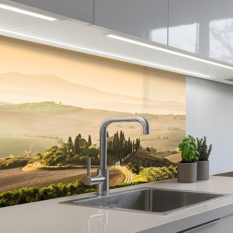 SCHIENALI CUCINA Paesaggio - Toscana - Luce del mattino 80x60 cm (1/5)