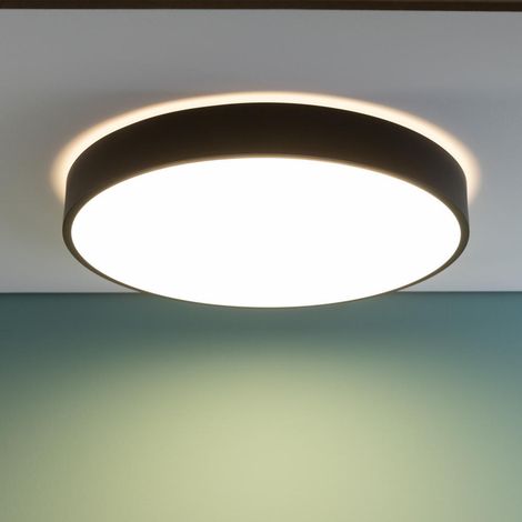 BRILLIANT Lampe Slimline LED Deckenleuchte 49cm weiß/schwarz 1x 60W LED integriert, (4800lm, 3000-6000K) Stufenlos dimmbar / Steuerbar über Fernbedienung (1/5)