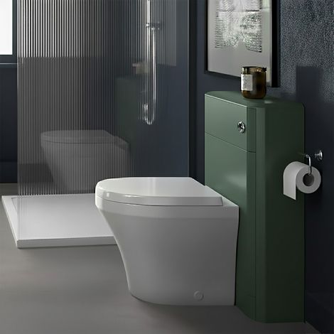 Hudson Reed Sarenna Back to Wall WC Toilet Unit 552mm Wide - Hunter Green (1/3)