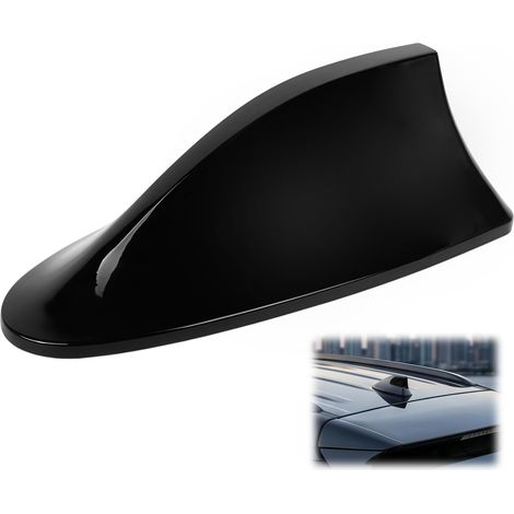 Antenne Requin Voiture - 1 Pièce - ABS Noir - Amélioration Signal Radio - Universelle Pour Berline Et SUV (1/5)
