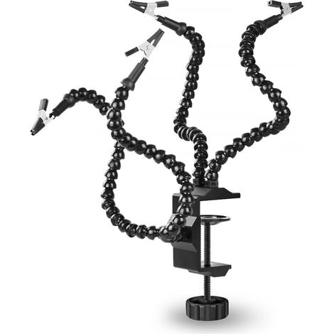 Support pour station de soudage, 1 pièce, pince crocodile, soudage multiple de circuits imprimés, outil d'assistance, troisième main pour les réparations de soudage (1/5)