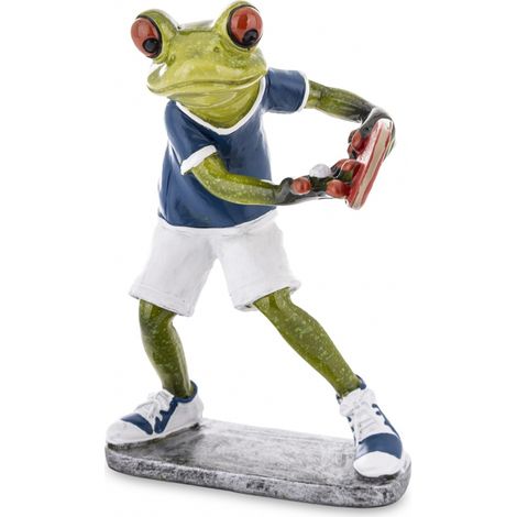 Froschfigur beim Tischtennis (1/2)