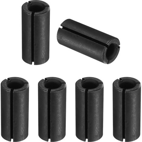 6Pcs Manchon De Réduction En Acier Au Carbone 12.7mm (1/2") Vers (1/5)