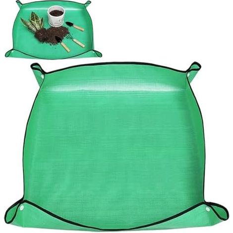 75 x cm - Tapis de jardin imperméable portable pour le Pliable Pour plantes succulentes (vert) 75cm (1/5)
