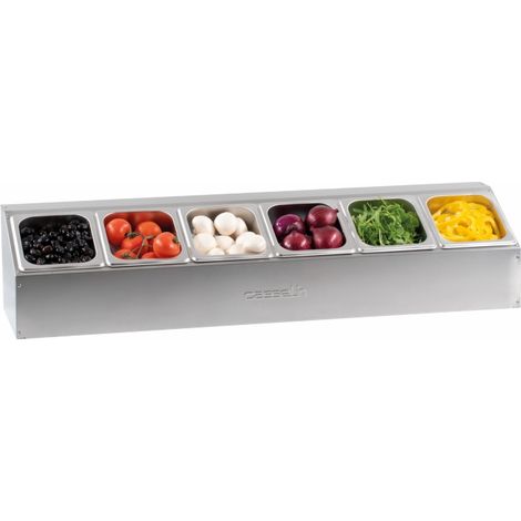 Support pour 6 bacs GN 1/6 - Simple - Casselin (1/3)