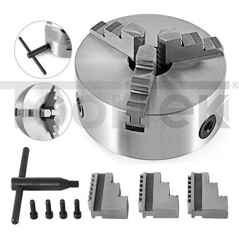 MANDRINO AUTOCENTRANTE TORNIO GRIFFE 3+3Ø200mm GANASCE PRECISIONE (1/5)
