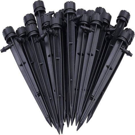 50pcs Goutteur Irrigation Réglable de Tuyau Système D'arrosage Automatique Goutte à Goutte Micro Gicleurs Drippers pour Plante Serre DIY Jardin (1/5)