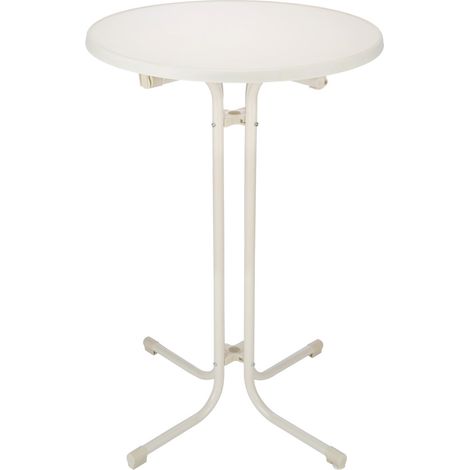 Stehtisch Ø 70 cm weiss