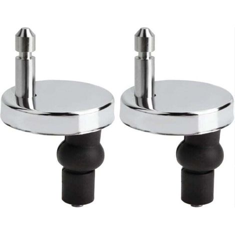 Set mit 2 universellen WC-Sitzbefestigungen, Klapp-WC-Sitz, WC-Deckel, WC-Sitzbefestigungen, Ersatz-WC-Sitzbefestigungen, WC-Sitzbefestigungen