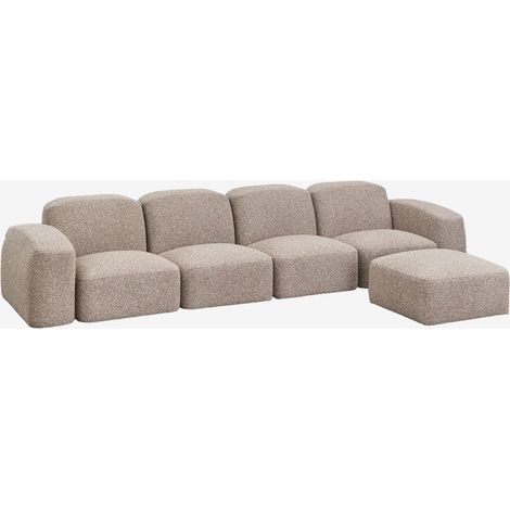 SKLUM Bastian 4-teiliges modulares Sofa und Pouf (1/5)