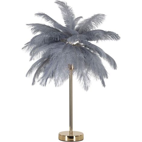 Tischleuchte Palm, Grau, Ø 55 x 60 cm (1/5)