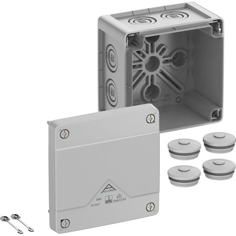 Spelsberg Abox Pro 040-L, IP66/67/69, IK09, 1000V, sans halogène, 40440001