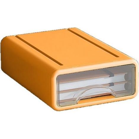 Schreibtisch-Organizer-Box Stapelbare Schubladenbox Kunststoff Farbige Schreibtisch-Organizer-Box mit Schubladen Geeignet für Schreibwaren Papier (1/5)