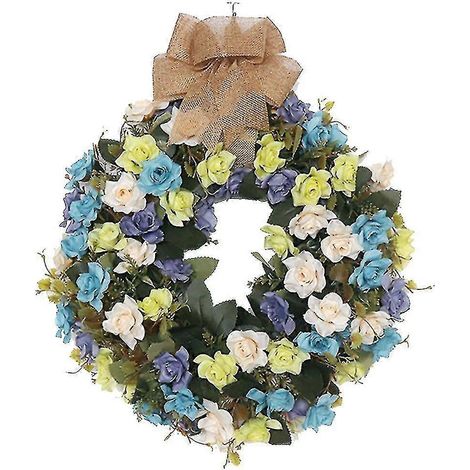 Künstlicher Kranz für drinnen und draußen, Wanddekoration für Hochzeiten und Partys, A (1/2)