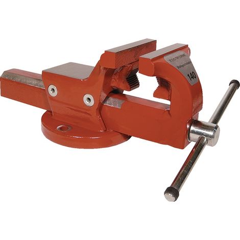 Étau parallèle Mâchoires-L.120mm Serrage-L.150mm avec Mâchoires de tuyaux TECWERK