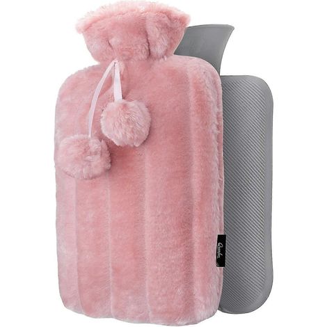 Bouillotte avec housse - Housse douce et moelleuse de qualité supérieure (1/5)
