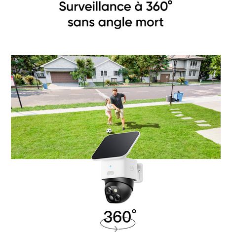 Caméra de surveillance solaire 3K – Vision nocturne couleur – Installation rapide – Étanchéité IPx3 – Surveillance 360° – Wi-Fi 2,4 GHz – Eufy — vue 4