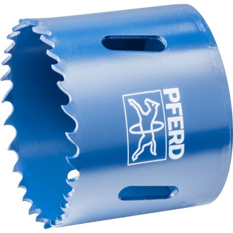 PFERD TOOLS Bi-Metall Lochsäge Co8/M42 Ø 52 mm Schnitttiefe 31 mm für Stahl, Edelstahl, Blech, Holz (1/4)