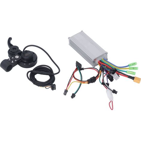 Kit de panneau d'affichage LCD étanche LH100 comprenant un contrôleur de moteur sans balais deux-en-un 36V/48V 500W, adapté aux vélos et scooters électriques. (1/5)
