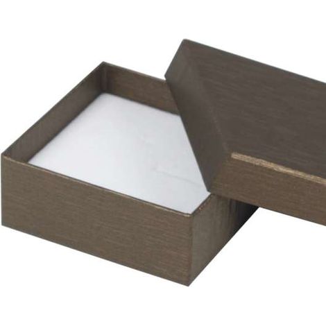 Caja de joyería decorativa universal marrón (1/4)