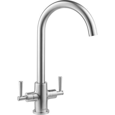 Deva Nelson Kitchen Sink Mixer Tap - Brushed Chrome (1/2)