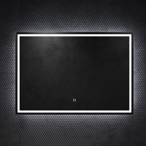 Mai & Mai Wandspiegel Badezimmer Spiegel LED 100x60cm LED Bad-Spiegel mit Touchschalter, Beschlagfrei durch Antifog-Schicht (1/5)