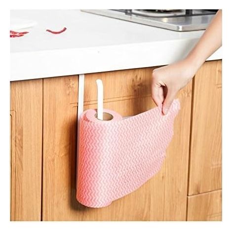 Distributeur de Papier essuie-Tout sous Armoire Support pour Rouleau de Papier sans perçage pour Cuisine Salle de Bain(1 pièces) (1/4)